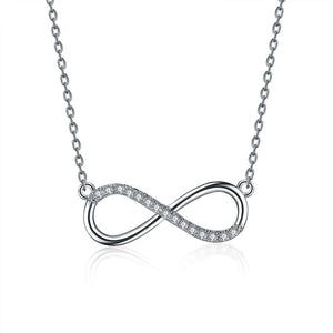 C039 - Cadena de plata con colgante de infinito C039 - Cadena de plata con colgante de infinito