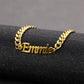 C121 - Fashion- Namensarmband verstellbar