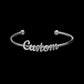 C145  Elegant-modisches Namensarmband im Vintage-Stil