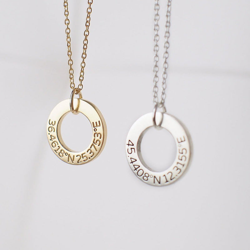 C023 - Ring-Halsketten in 925er Silber-personalisierbar