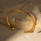 C092 - Fashion Armreif goldplatiniert