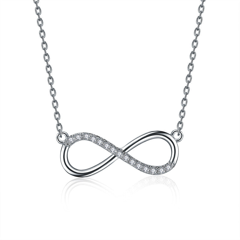 C039 - Cadena de plata con colgante de infinito
