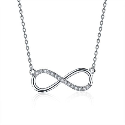 C039 - Cadena de plata con colgante de infinito