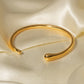 C092 - Fashion Armreif goldplatiniert