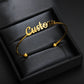 C145  Elegant-modisches Namensarmband im Vintage-Stil
