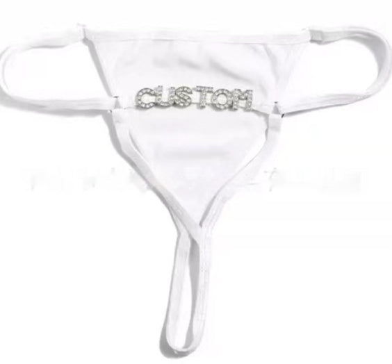 C060 Sexy T-back Panties personalisiert