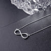 C039 - Cadena de plata con colgante de infinito