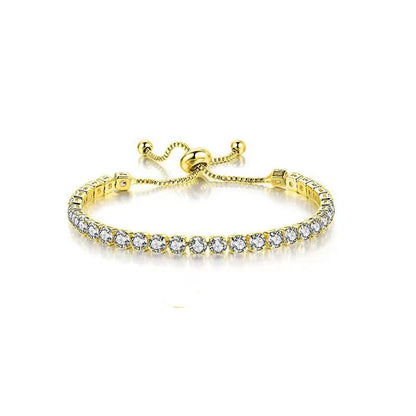 C087 - Pulsera de mujer con circonita blanca