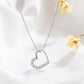 C119 - Collar de Corazón de Plata S925 de Alta Calidad y a la Moda