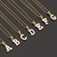 C090 - Halskette mit deinem Buchstaben-18K vergoldet
