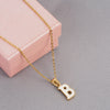 C090 - Halskette mit deinem Buchstaben-18K vergoldet