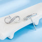 C126 - Top trendige dezente Infinity Ohrstecker