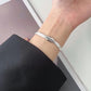 C136 - edles Schlangen-design Armband mit deiner personalisierten Gravur