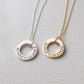C023 - Ring-Halsketten in 925er Silber-personalisierbar