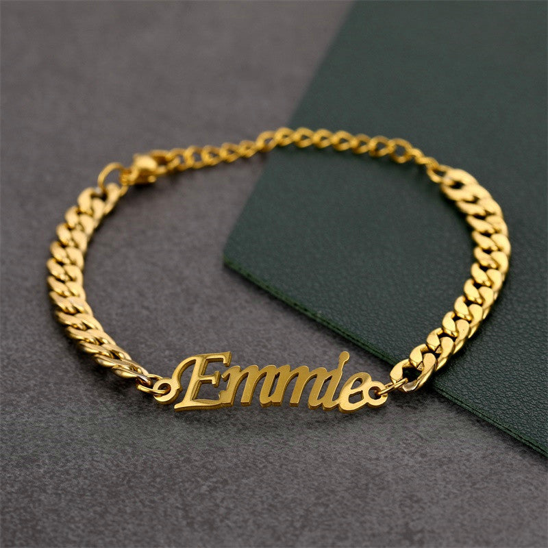 C121 - Fashion- Namensarmband verstellbar
