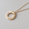 C023 - Ring-Halsketten in 925er Silber-personalisierbar