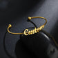 C145  Elegant-modisches Namensarmband im Vintage-Stil