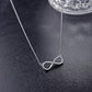 C039 - Cadena de plata con colgante de infinito