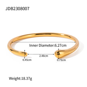 C092 - Fashion Armreif goldplatiniert